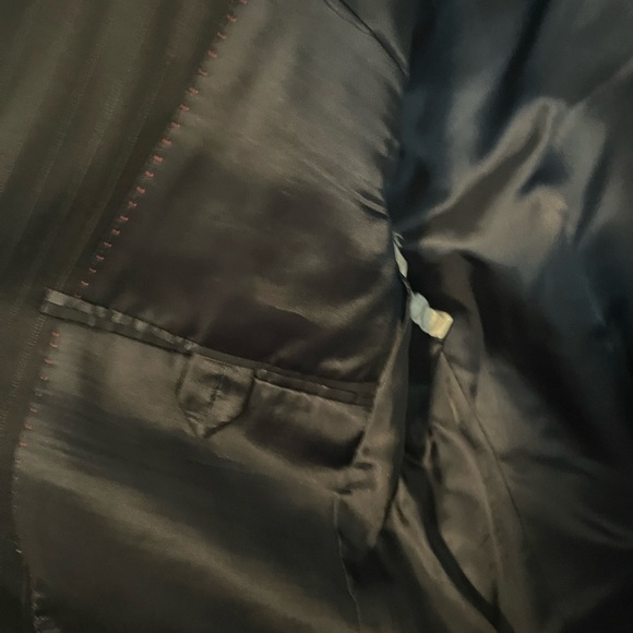 Harry Rosen-Samuelsohn Performance pinstripe sport jacket/pants 40/34 super 130s - Picture 7 of 15